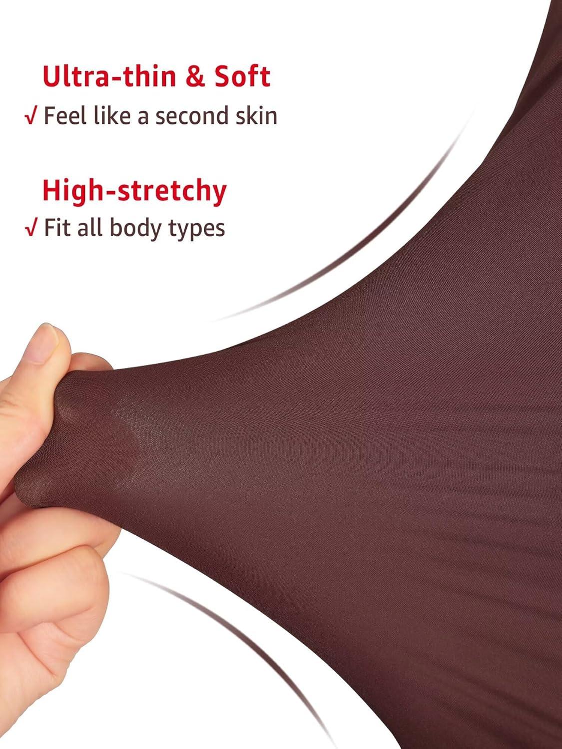 imageWomens Long Sleeve Shirts Lightweight Stretchy Going Out Tops Crew Neck Basic Tee Slim Fit Fall Y2K Outfit 2026Brown